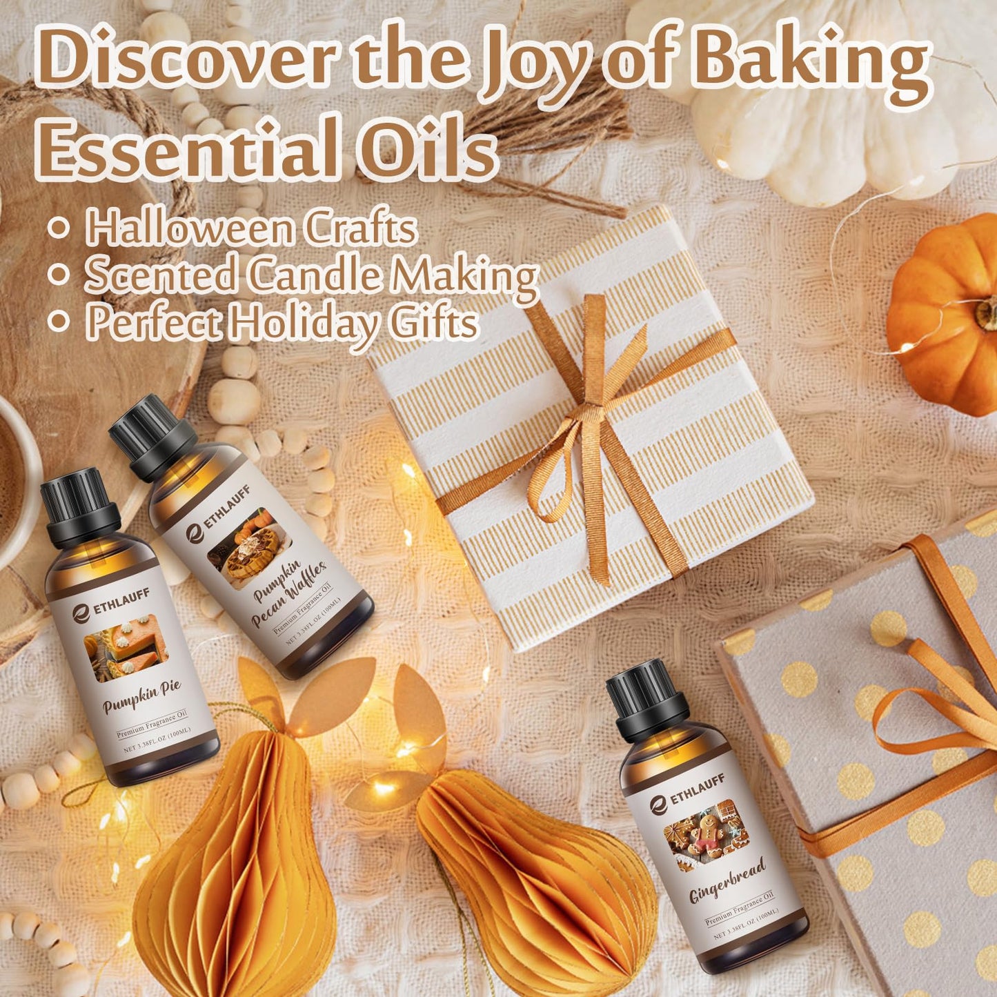 Gingerbread Fragrance Oil 3.38 fl oz – Diffusers, Candles, Soaps