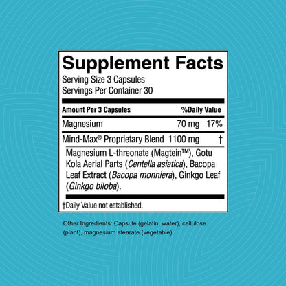 Nature's Sunshine Mind-Max 90 Capsules | Brain Support & Circulation BritishVita | Premium UK Vitamins & Wellness Supplements