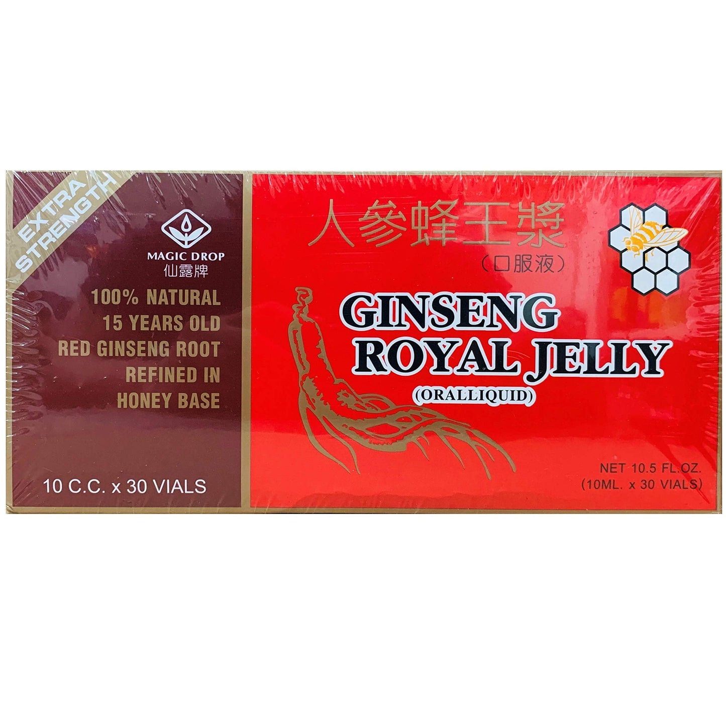 3 Boxes Magic Drop Ginseng Royal Jelly – 90 Vials (30 Vials/Box)