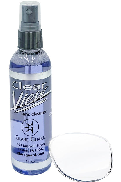 Glare Guard Clear View Lens Cleaner - Anti-Streak & Anti-Static 4oz
