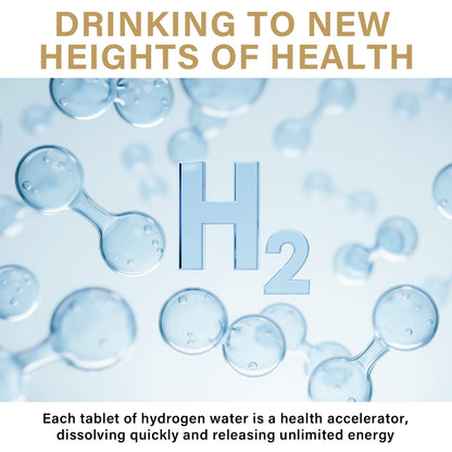 Hydrogen Water Tablets 12 PPM – 120 Count Mini Tabs with Magnesium | Energy & Electrolyte Balance