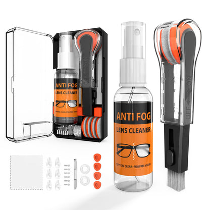 Glasses Cleaner Kit 8-in-1 – Anti-Fog Spray, Portable Cleaning Tool