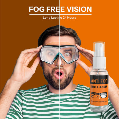 Glasses Cleaner Kit 8-in-1 – Anti-Fog Spray, Portable Cleaning Tool