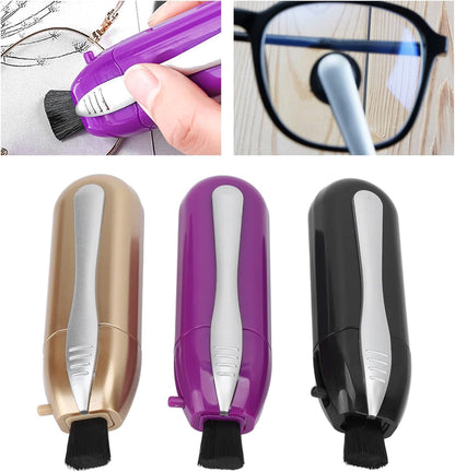 3Pcs Glasses Cleaner Kit – Portable Eyeglass Cleaning Kit with Microfiber Tech