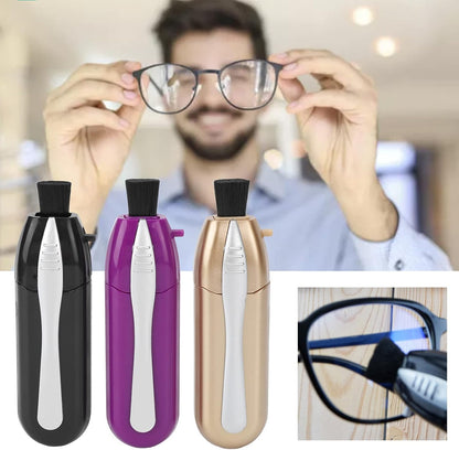 3Pcs Glasses Cleaner Kit – Portable Eyeglass Cleaning Kit with Microfiber Tech