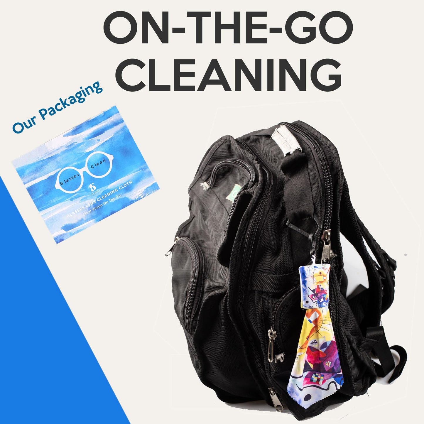 Glasses Cleaning Cloth - World Classic Art Collection | Double-Sided Microfiber for Glasses, Screens, Camera Lens