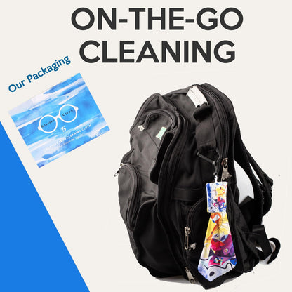 Glasses Cleaning Cloth - World Classic Art Collection | Double-Sided Microfiber for Glasses, Screens, Camera Lens