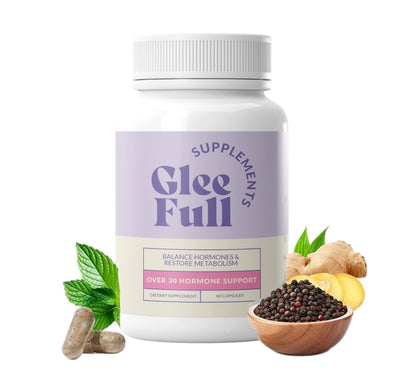 GLEEFULL SUPPS GleeFull Over 30 Hormone Support – Menopause & Hormone Balance for Women
