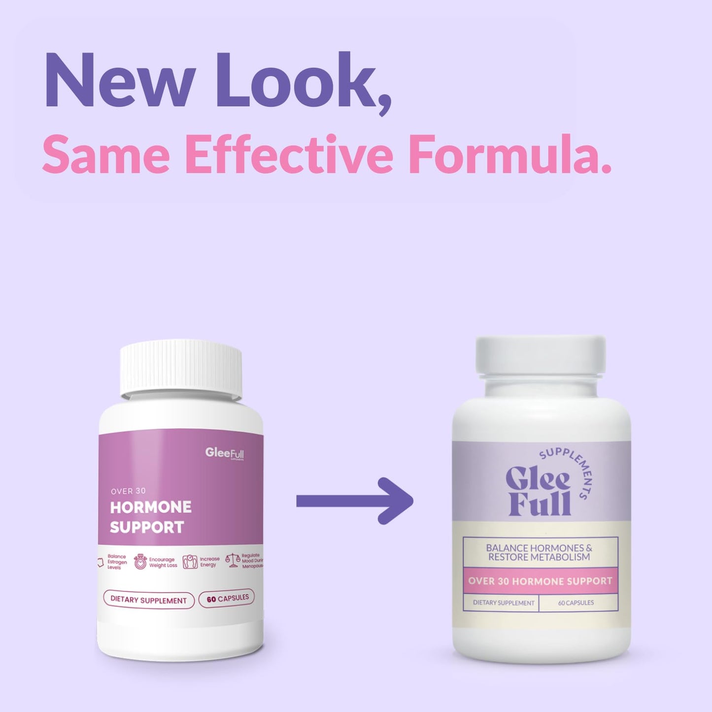 GLEEFULL SUPPS GleeFull Over 30 Hormone Support – Menopause & Hormone Balance for Women