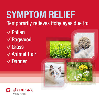 Glenmark Therapeutics Olopatadine Eye Drops 0.2% | Fast Allergy Relief for Itchy Eyes
