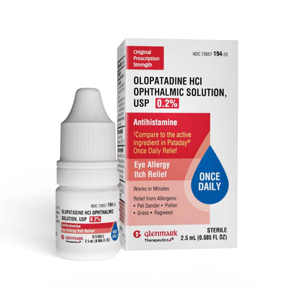 Glenmark Therapeutics Olopatadine Eye Drops 0.2% | Fast Allergy Relief for Itchy Eyes