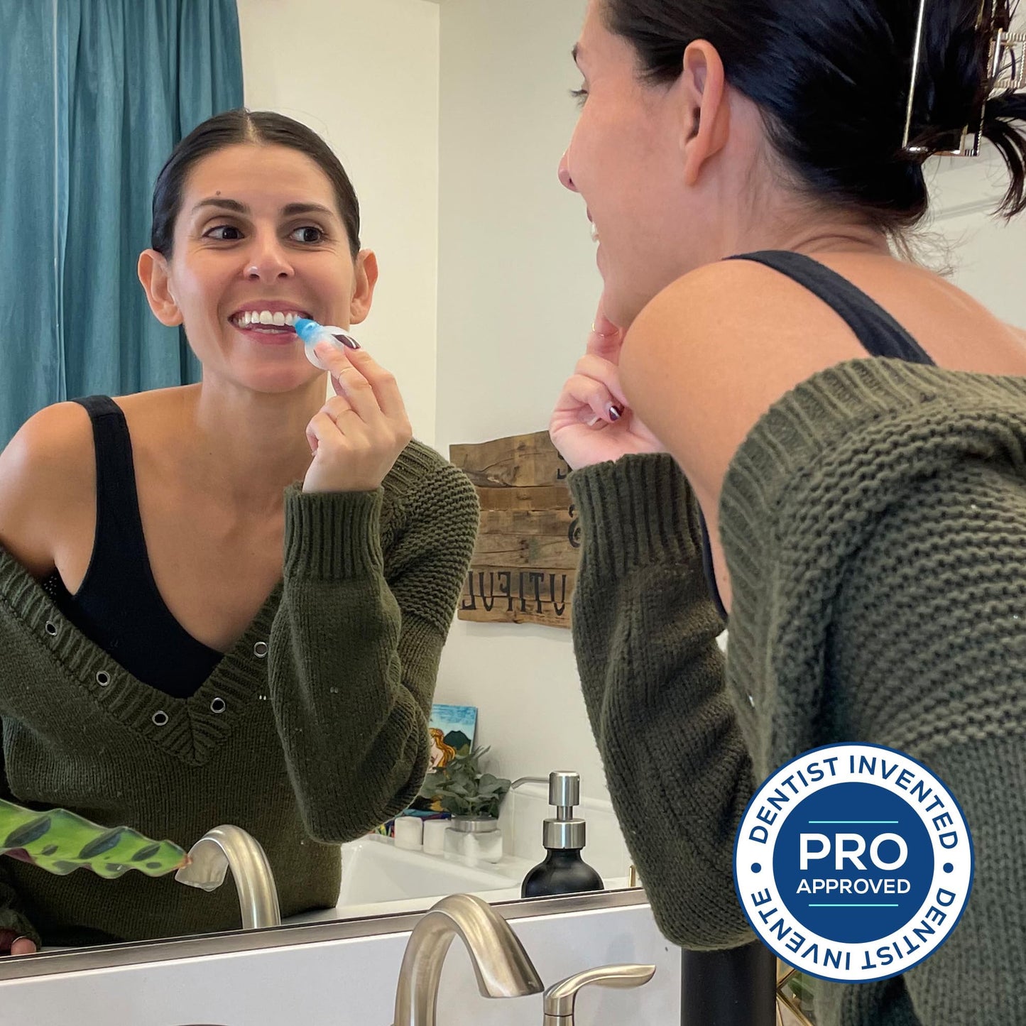 GLO Science Teeth Whitening Gel – 6% Hydrogen Peroxide, 10 Gel Vials + Lip Care