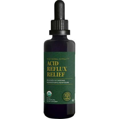 Global Healing Center Acid Reflux Relief Organic Liquid – Slippery Elm, 2 Fl oz