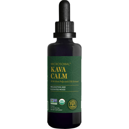 Global Healing Center Organic Kava Calm - MicroSomal Tech Kava Drops