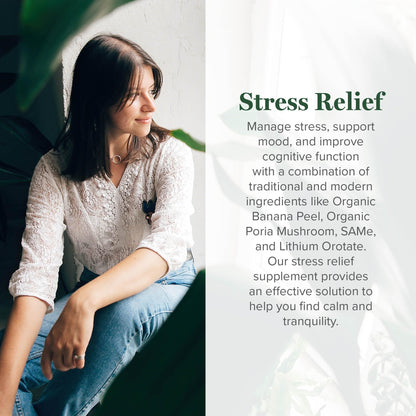 Global Healing Center: Stress Relief with Lithium Orotate (120 Capsules)