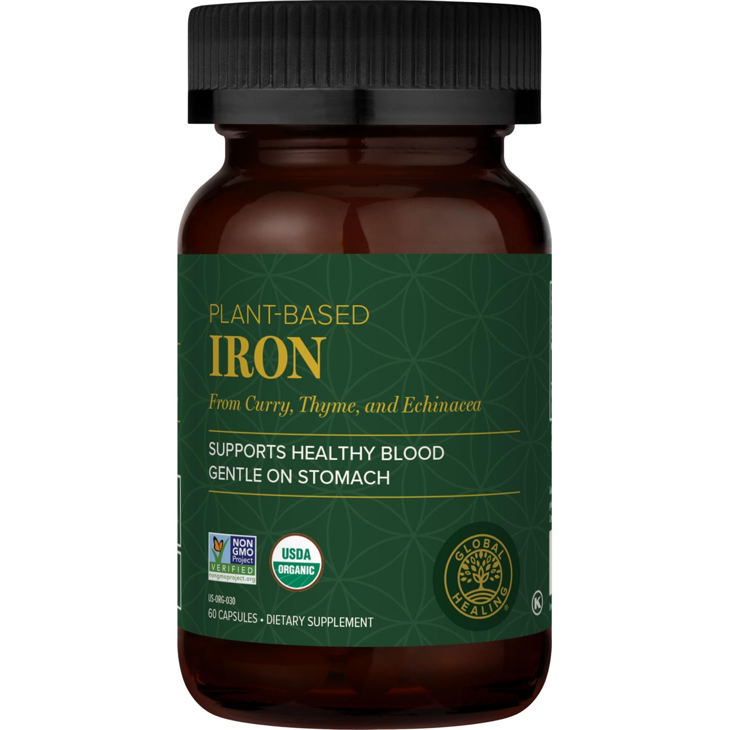 Global Healing Liquid Iron Supplement (2 oz) – Blood Builder with Curry Leaf