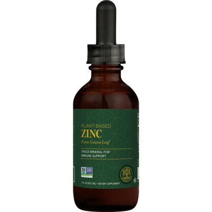 Global Healing Organic Zinc Liquid – Immune Support & Healthy Aging (2 oz)