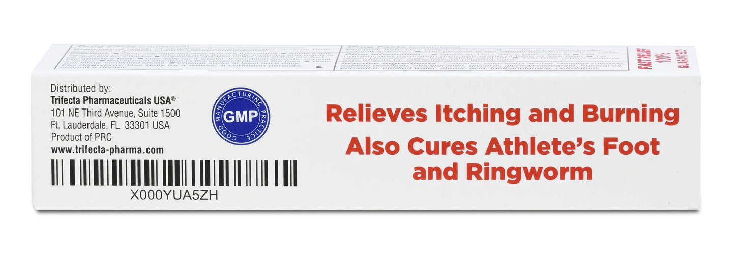 Globe Miconazole 2% Cream (4 Pack) – Antifungal Relief for Athlete's Foot, Jock Itch, Ringworm