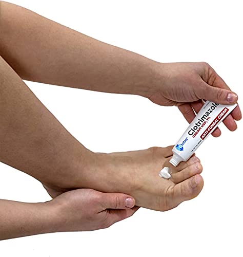 Globe Clotrimazole 1% Antifungal Cream 1 oz (4 Pack) – Relief for Itching, Burning, Cracking & Scaling