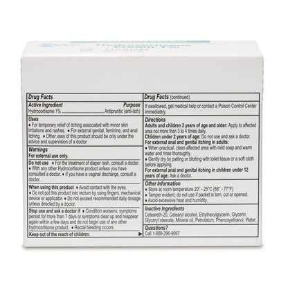 Globe Hydrocortisone 1% Max Strength Cream – 0.9g Unit Packets, Pack of 2