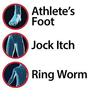 Globe Miconazole 2% Cream (4 Pack) – Antifungal Relief for Athlete's Foot, Jock Itch, Ringworm