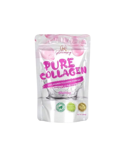 Glowming Pure Collagen Powder Unflavored 150g | Marine Collagen Supplement