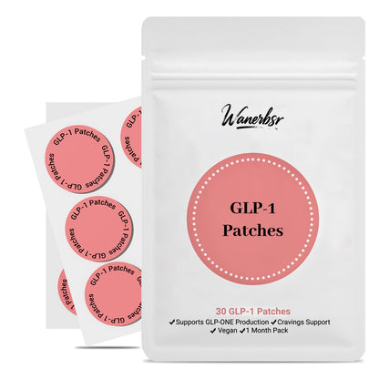 GLP-1 Patches with L-Glutamine & Berberine – Natural Wellness for Men & Women, 30 Count