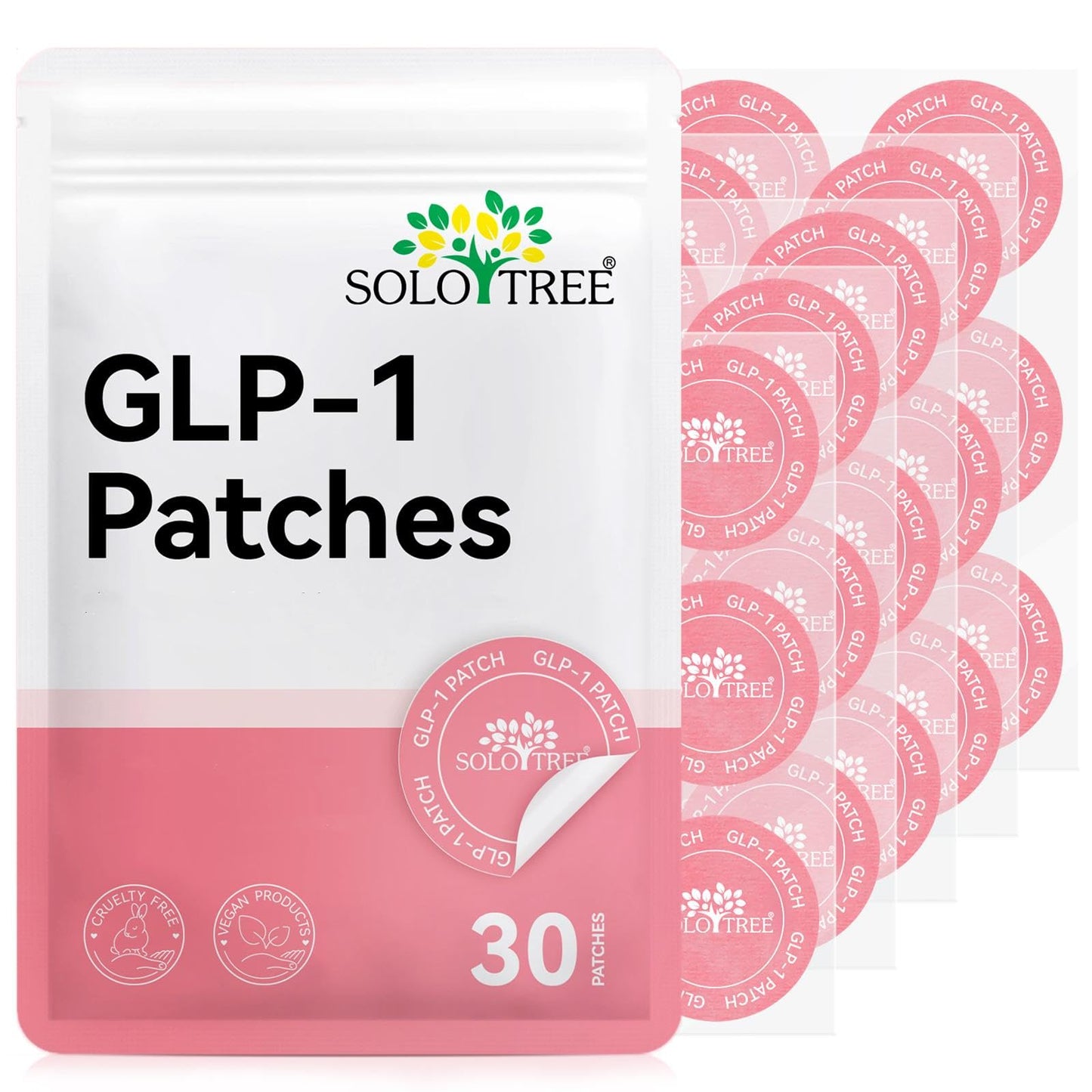 GLP-1 Patches 30 Count - Vegan, Cruelty-Free & Dermatologist-Tested