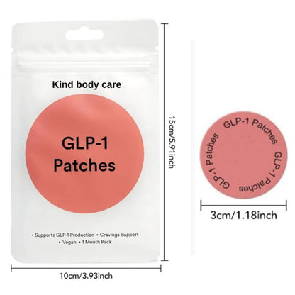 90pcs GLP-1 Patches - Body Care Balance | Natural Gentle Hydrating Patch (Pink)