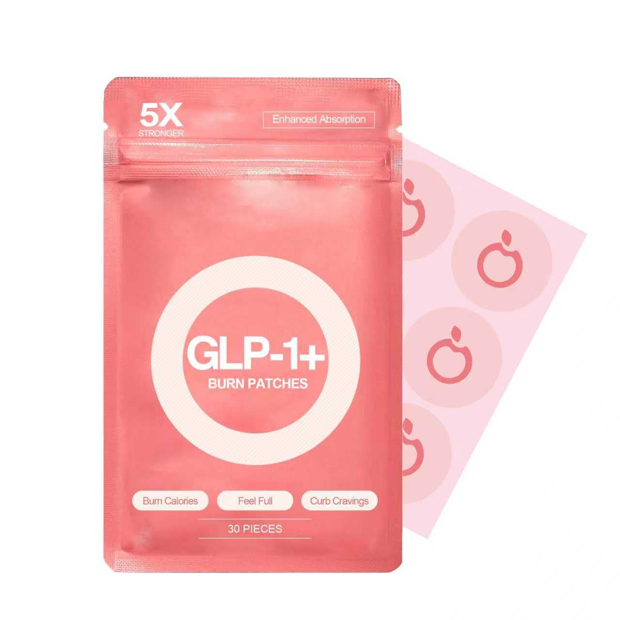 GLP-1 Patches for Appetite Control - 12-Hour Hunger Support - 30 Count