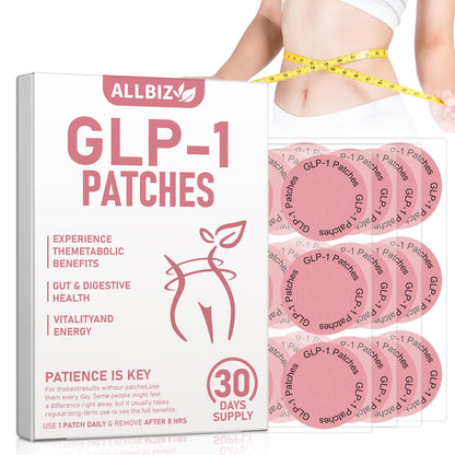 GLP-1 Patches | All Natural Formula | Berberine, Pomegranate, Green Tea, L-Glutamine | New & Improved Kind of GLP-1 Patches | 30 Count