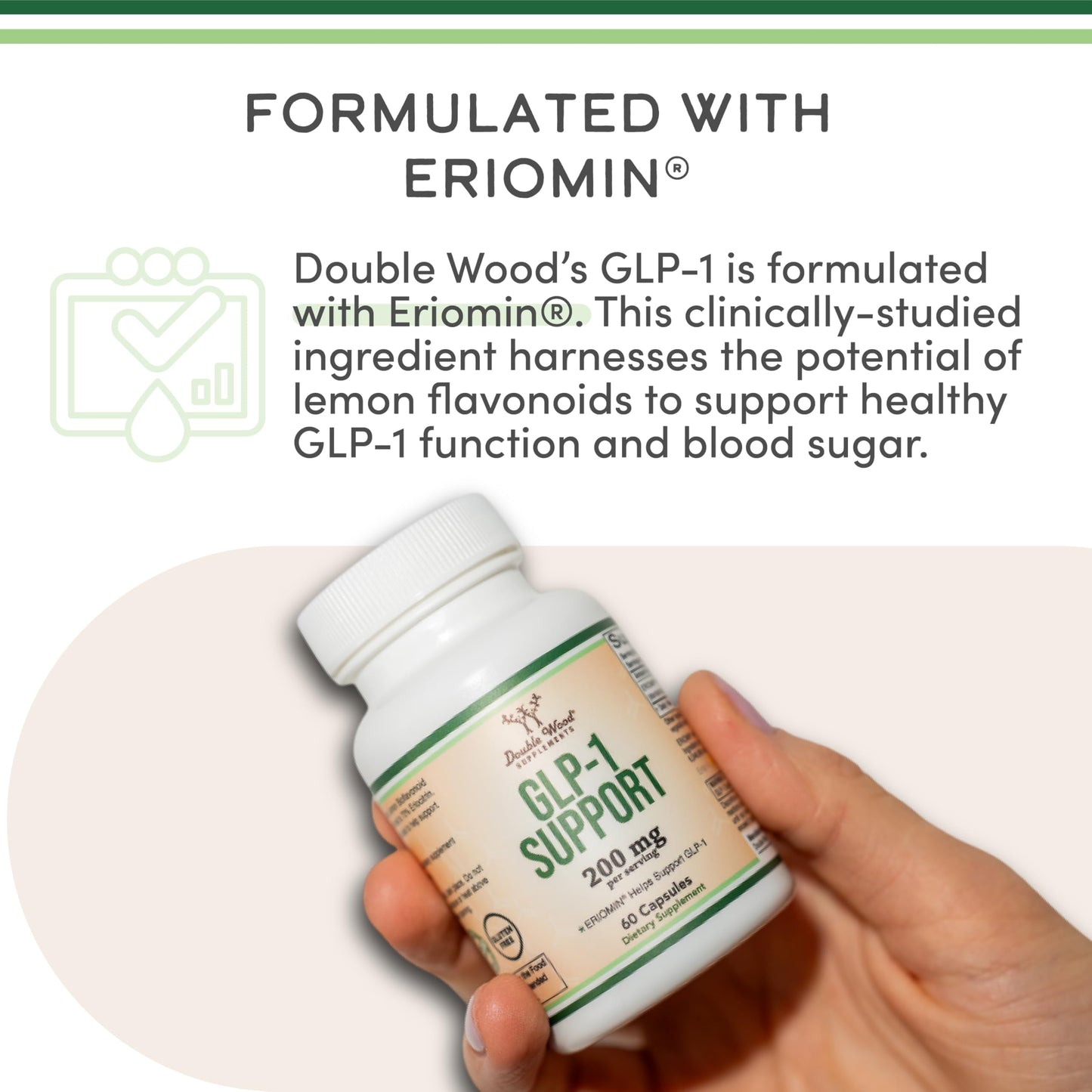 GLP-1 Supplement with Eriomin by Double Wood – 70% Eriocitrin, 5% Hesperidin
