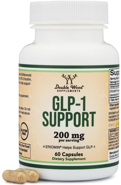 GLP-1 Supplement with Eriomin by Double Wood – 70% Eriocitrin, 5% Hesperidin