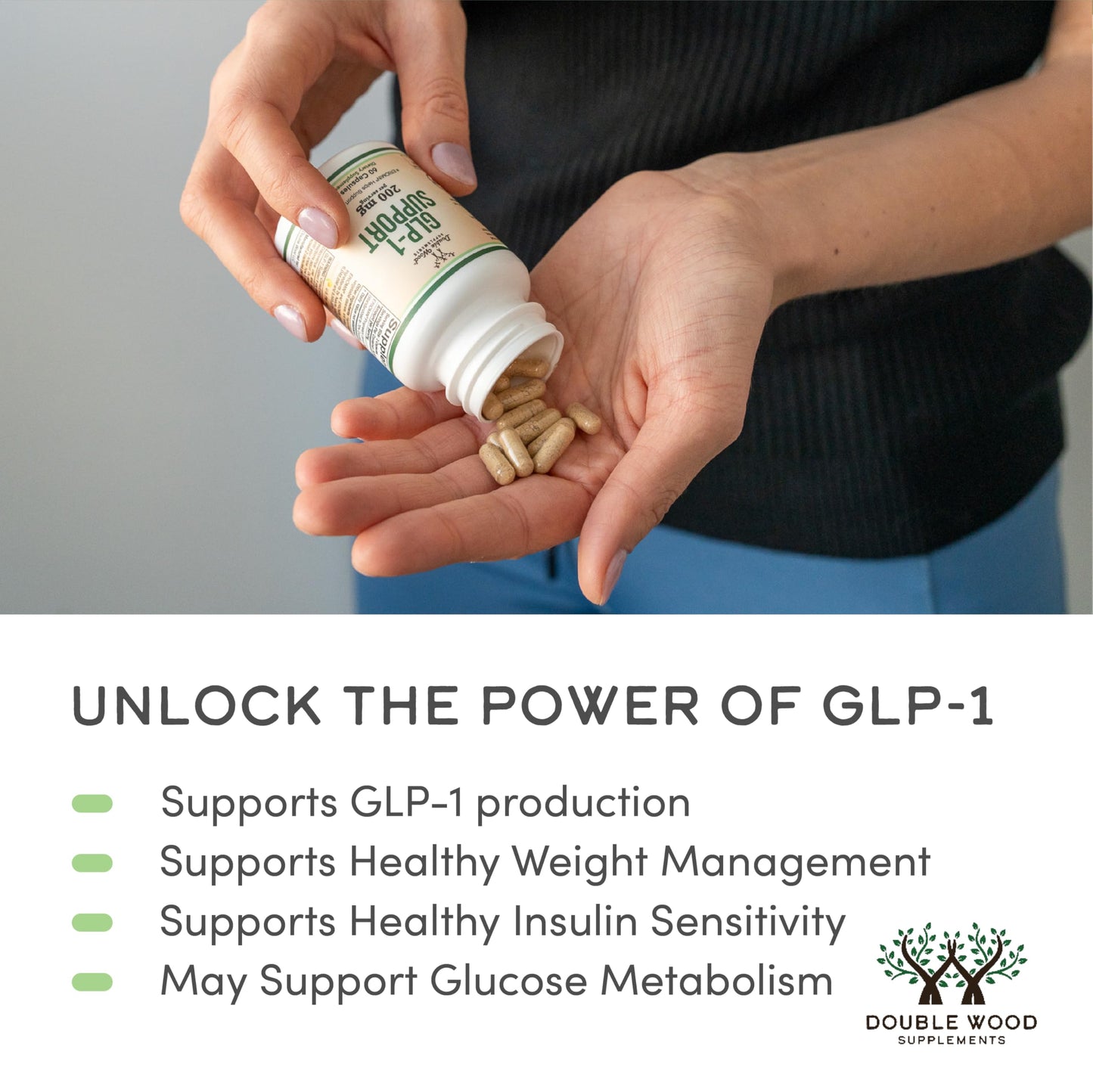 GLP-1 Supplement with Eriomin by Double Wood – 70% Eriocitrin, 5% Hesperidin