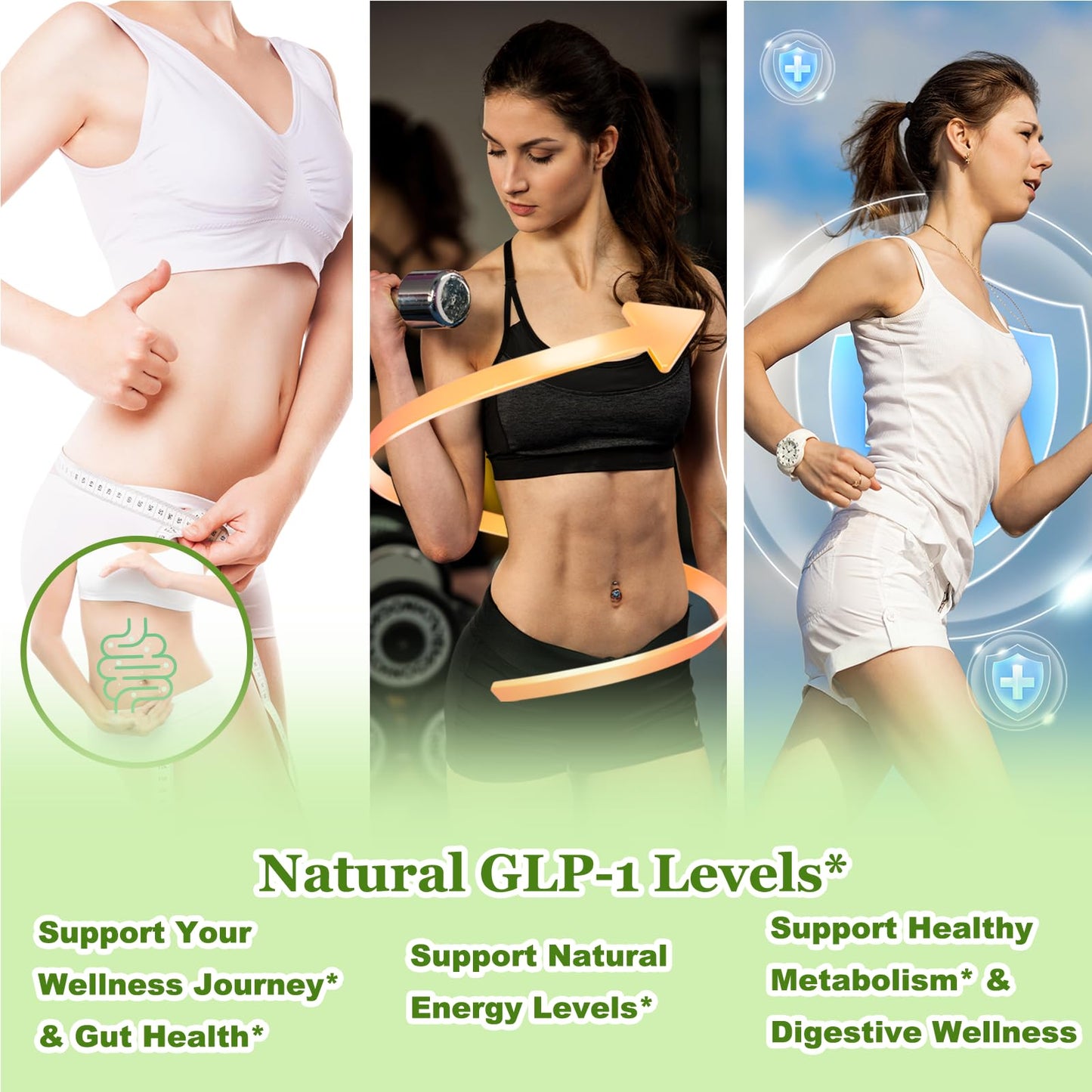 GLP-1 Support Liquid Drops – 10-in-1 Metabolism & Gut Health | Vegan, Non-GMO