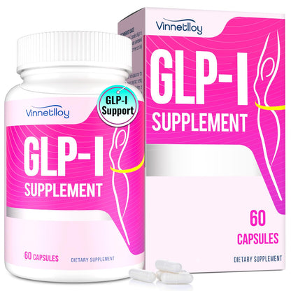 GLP ONE Supplement for Women & Men, GLP ONE Supplements Women, Probiotics with Akkermansia Probiotic, Natural GLP ONE for Immune, Digestion, Gut, GLP ONE Levels and Overall Health, Vegan - 60 Capsules
