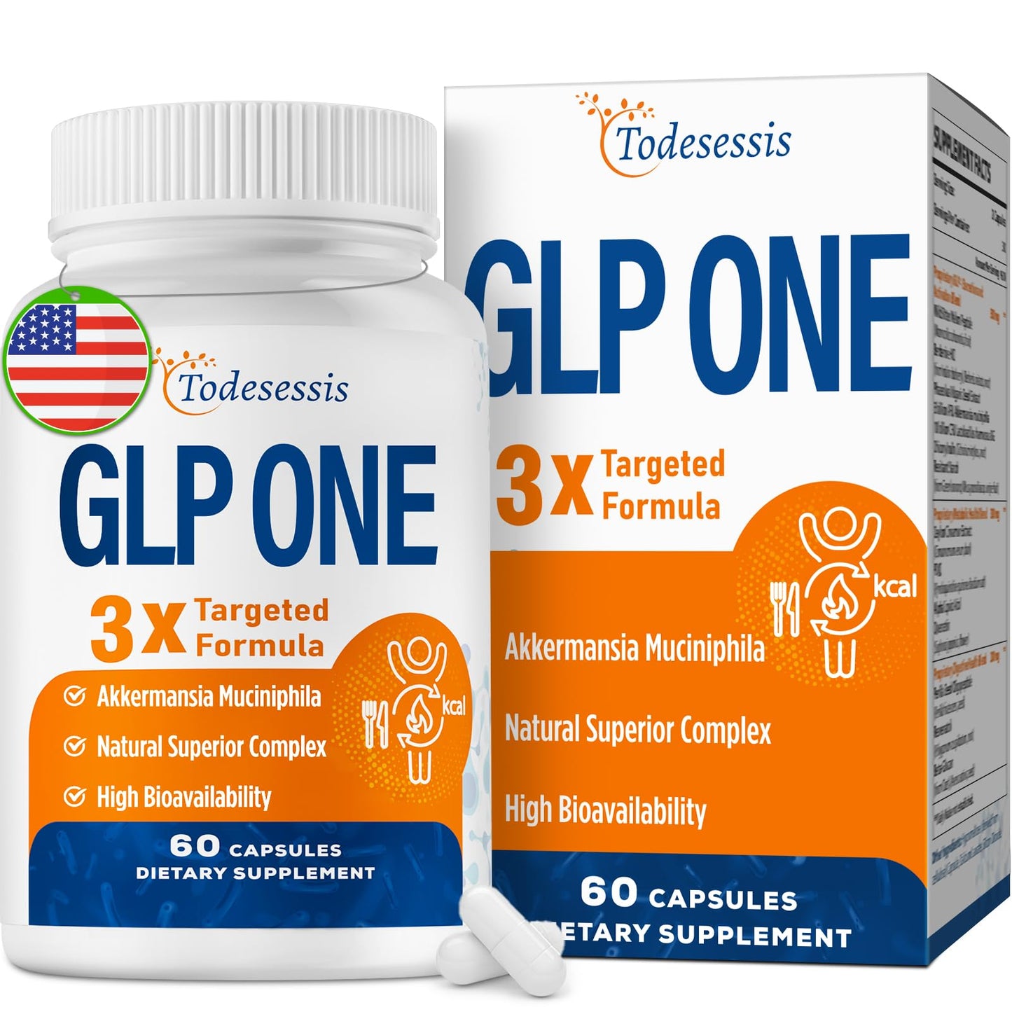 GLP ONE Supplement for Women – Probiotic Akkermansia, Berberine & Chicory Inulin | 60 Capsules
