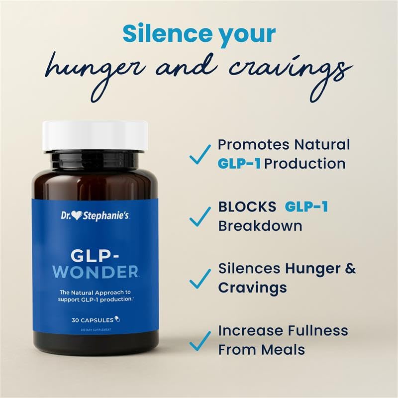 Pharmaganics GLP-Wonder – Natural GLP-1 Boosting Supplement for Hunger & Cravings