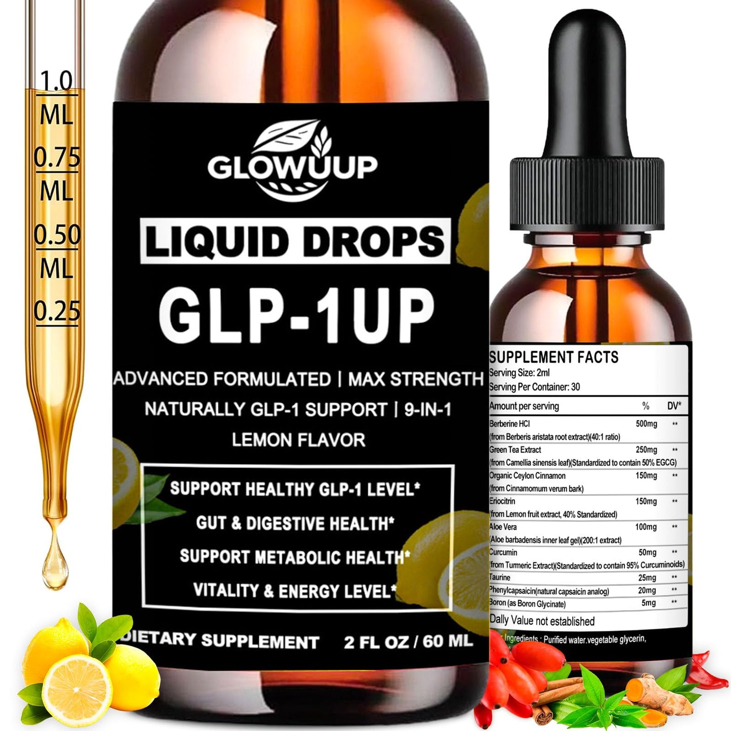 GLP-1 Drops – 9-in-1 GLP-1 Support for Women & Men