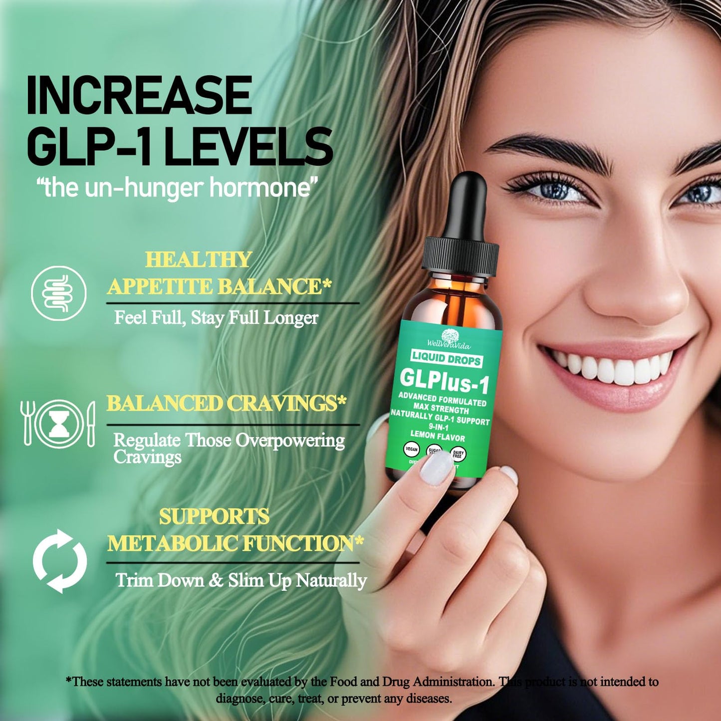 GLP-1 Liquid Drops — 6x Stronger Than Capsules | 9-in-1 GLP-1 Support