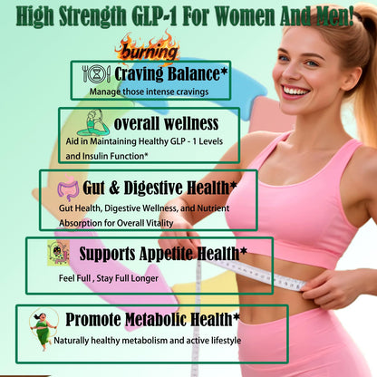 GLP-1 Supplements Drops | 9-in-1 Premium GLP1 Boost w. Berberine, Ceylon Cinnamon, Green Tea Extra- ct Eriocitrin, Naturally GLP 1 Support for Metabolism & Gut Digestion丨Raspberry, Sugar Free