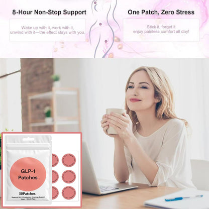 DRAWYUM GLP-1 Patches for Women and Men - 30 Count GLP-1 Patch