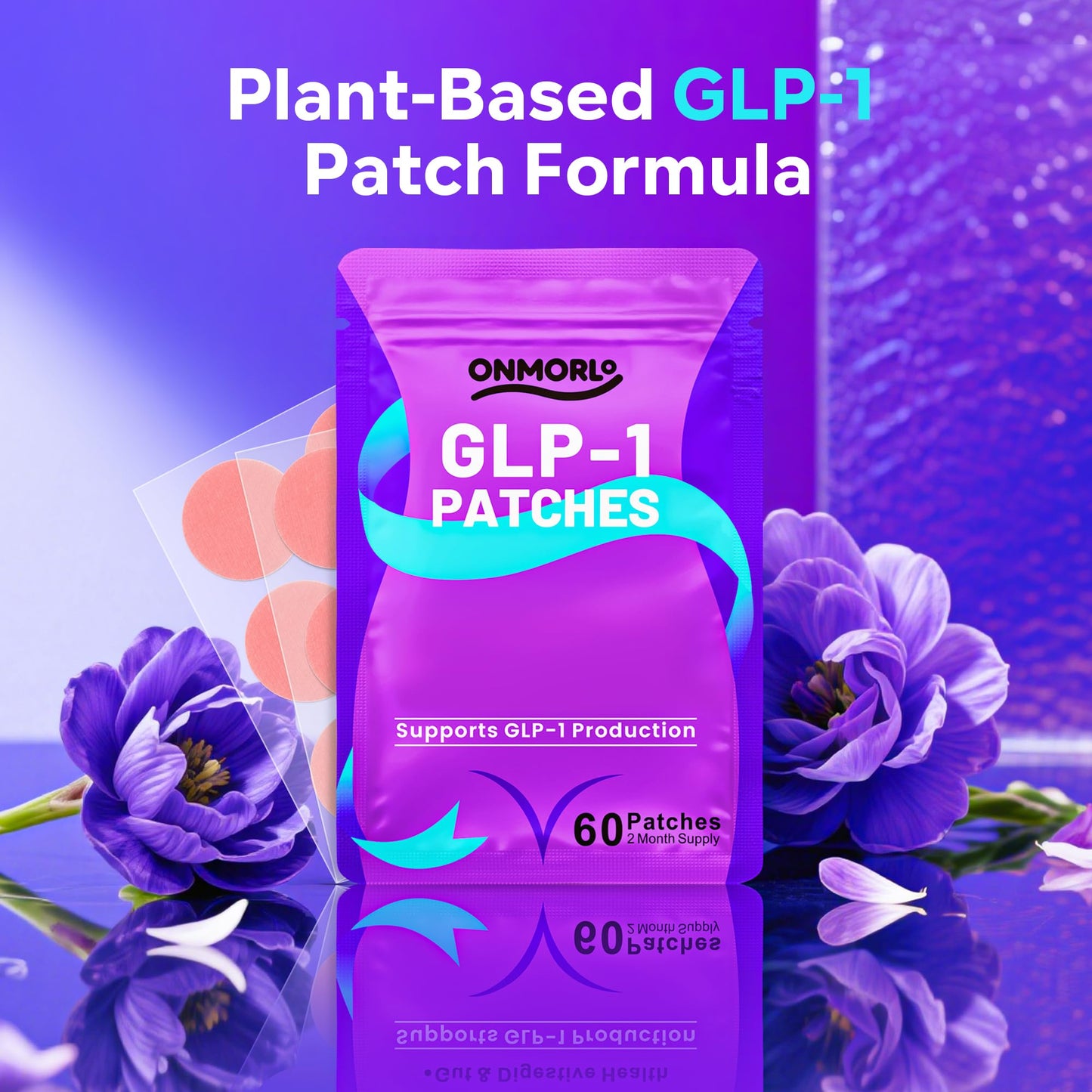 GLP-1 Patch for Women and Men – 8-Hour Absorption | 60 Patches