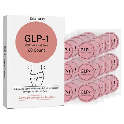 GLP-1 Support Patches for Women – 60 Count Patch Cosmetic – Natural Ingredients Patch (Pack of 1)