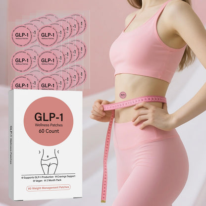GLP-1 Support Patches for Women – 60 Count Patch Cosmetic – Natural Ingredients Patch (Pack of 1)