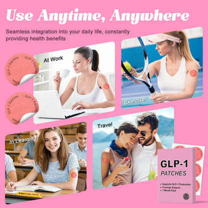 GLP-1 Patches: Daily Sync, Simple Support, 30 Patches – Effortless Routine