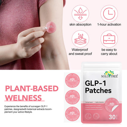 GLP-1 Patches for Women – 30 Count, Natural Ingredients