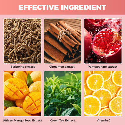 GLP1 Patches - Unisex, Natural Ingredients, Berberine, Cinnamon, Green Tea, Pomegranate | 30 Patches