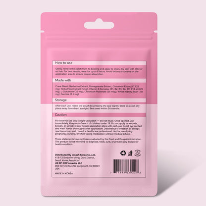 GLP-1 Patches with Yerba Mate for Men and Women – 2 Count (Pack of 30) | 60 Days Supply
