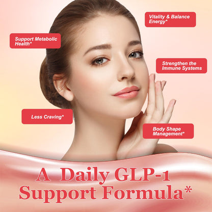 GLP-1 Probiotic Gummies for Weight Management | Akkermansia, Berberine, Cinnamon & Green Tea